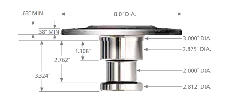 Dimensiones Perno Rey